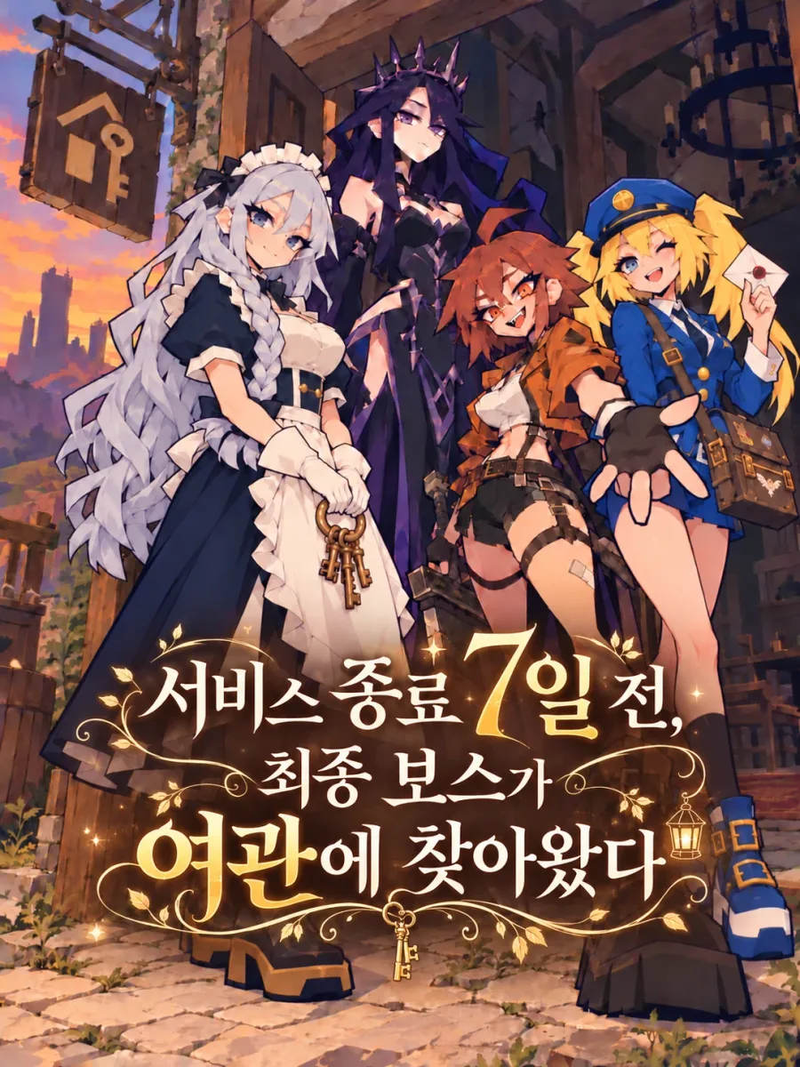 종료 7일 전 여관에 온 최종 보스